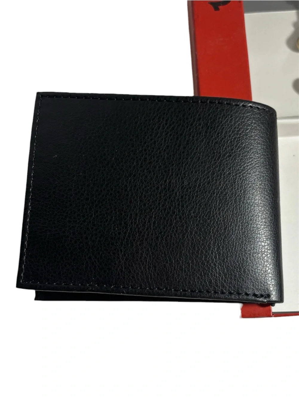True Religion Bifold Wallet with Carabiner Gift Set Black Wallet Gold Carabiner